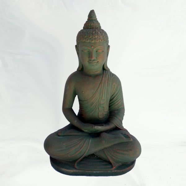 Mosolygó buddha – zöld-arany