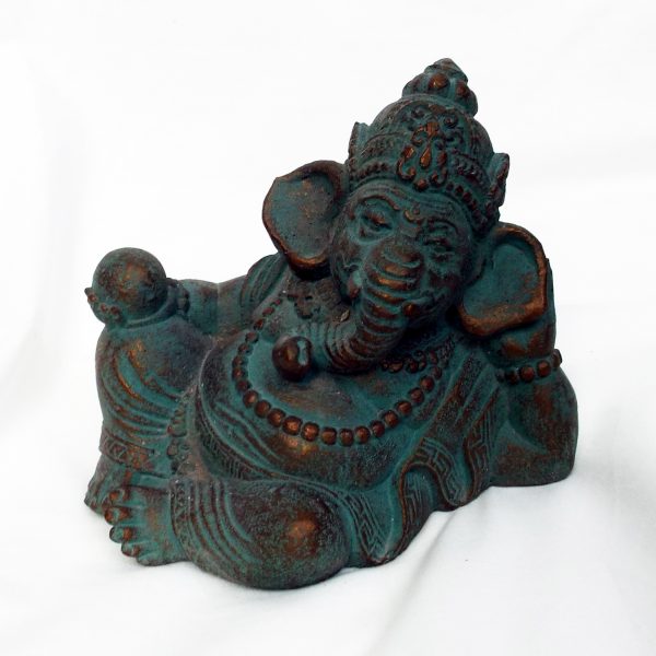 Zöld-arany Ganesha