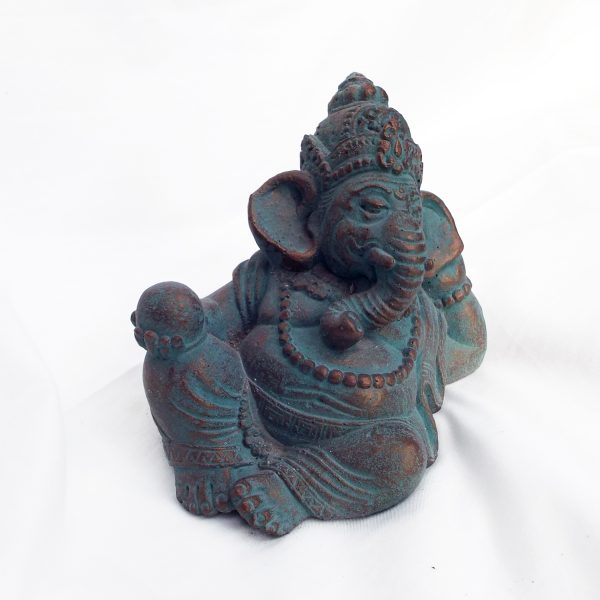 Zöld-arany Ganesha