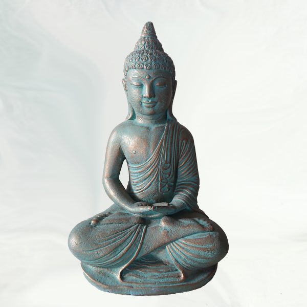 Mosolygó buddha – türkizes árnyalat
