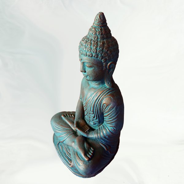 Mosolygó buddha – türkizes árnyalat
